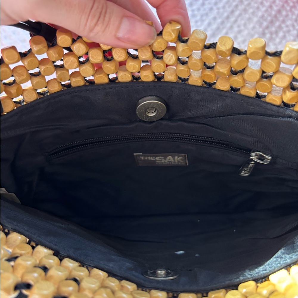 The Sak Wood Beaded Tote - Picture 4 of 4